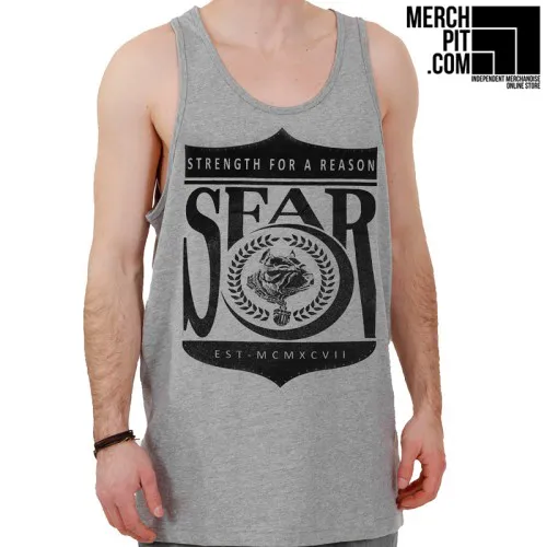 STRENGTH FOR A REASON ´Est. MCMXCVII´ - Sports Grey Tank Top